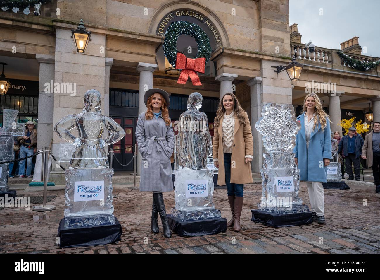 Cast of the West End theatre Disney production ‘Frozen The Musical