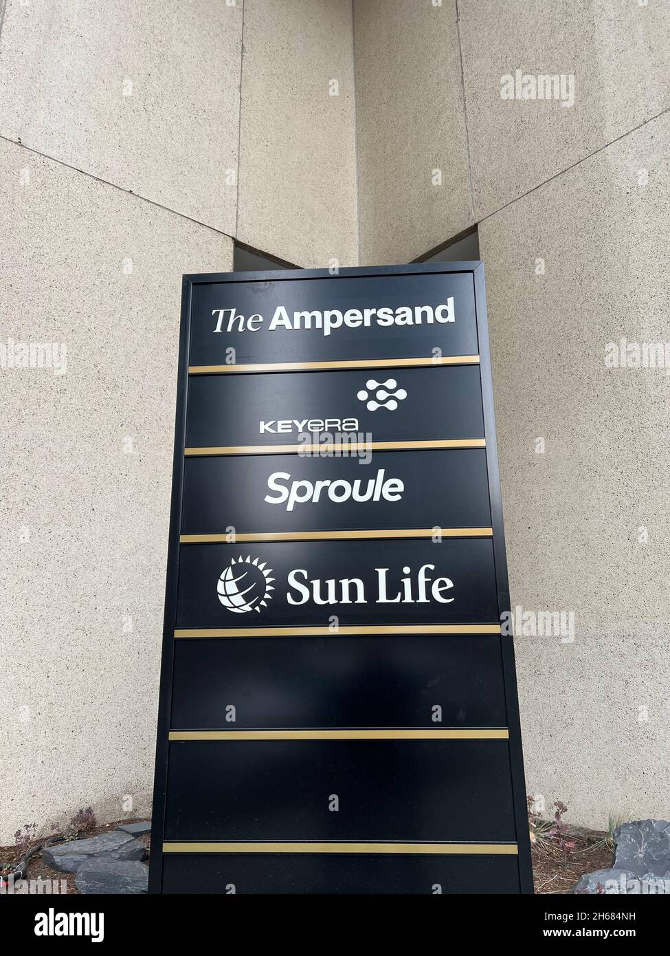 Calgary, Alberta, Canada November 13, 2021The sign of the companies