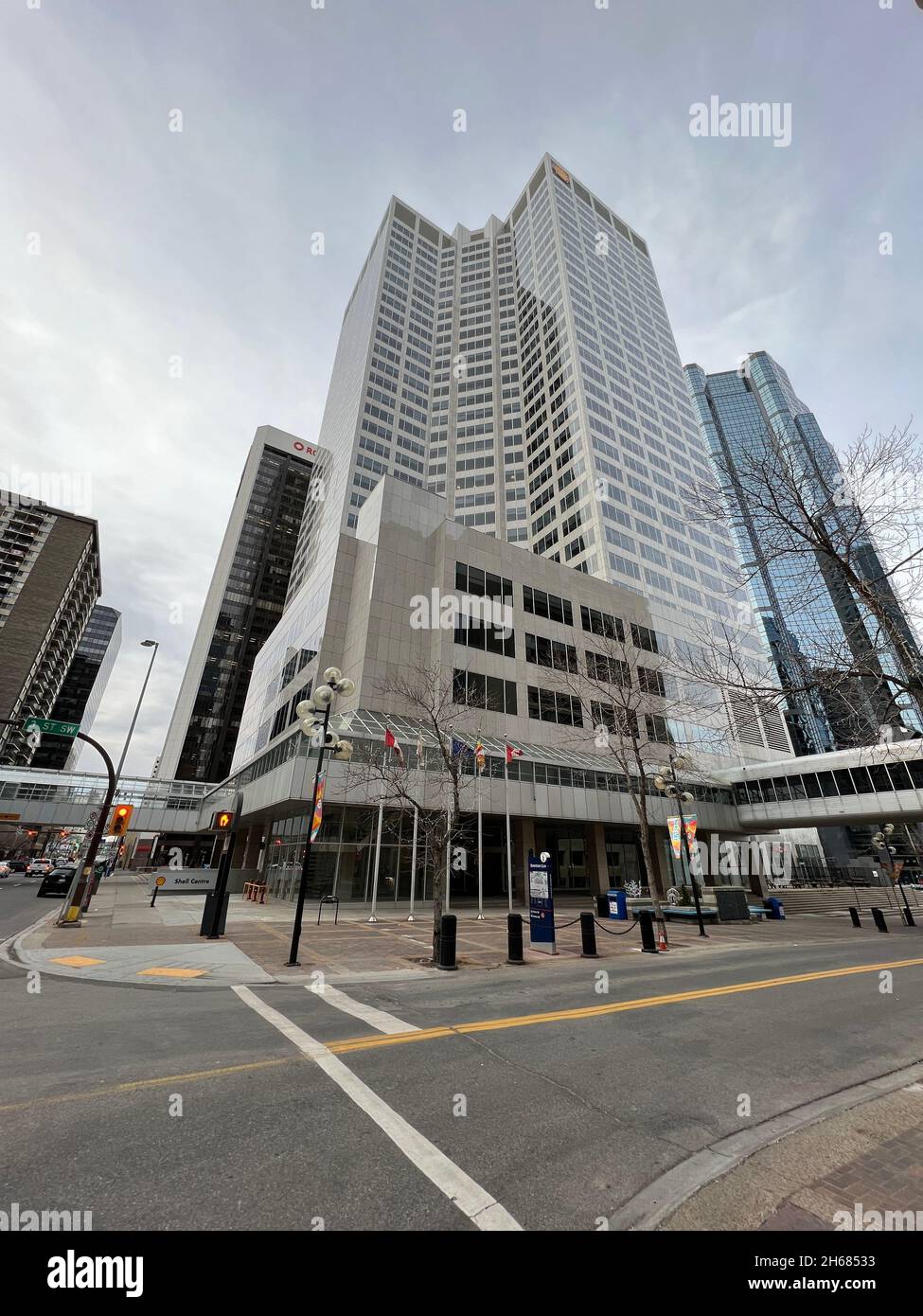 Calgary, Alberta, Canada November 13, 2021 Shell Centre office
