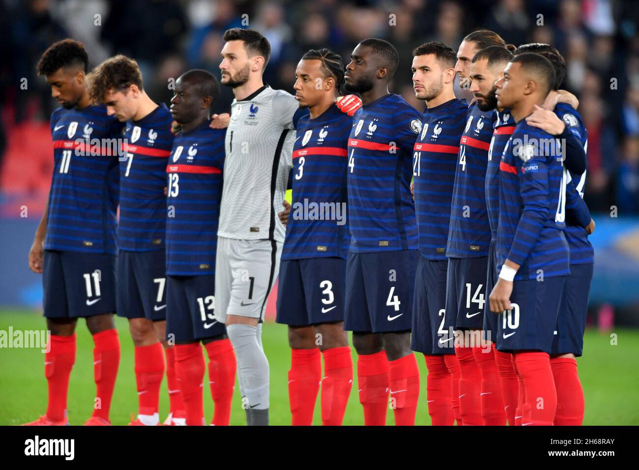 World Cup 2022 group D qualifying soccer match between France and  Kazakhstan at the Parc des Princes stadium in Paris, France, Saturday, Nov.  13, 2021. Photo by Lionel Urman/ABACAPRESS.COM Stock Photo - Alamy