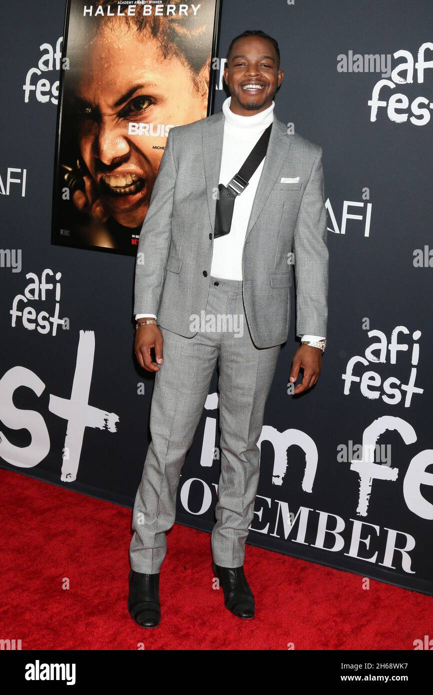 November 13, 2021, Los Angeles, CA, USA: LOS ANGELES - NOV 13:  Stephan James at the AFI Fest - Bruised Premiere at TCL Chinese Theater IMAX on November 13, 2021 in Los Angeles, CA (Credit Image: © Kay Blake/ZUMA Press Wire) Stock Photo