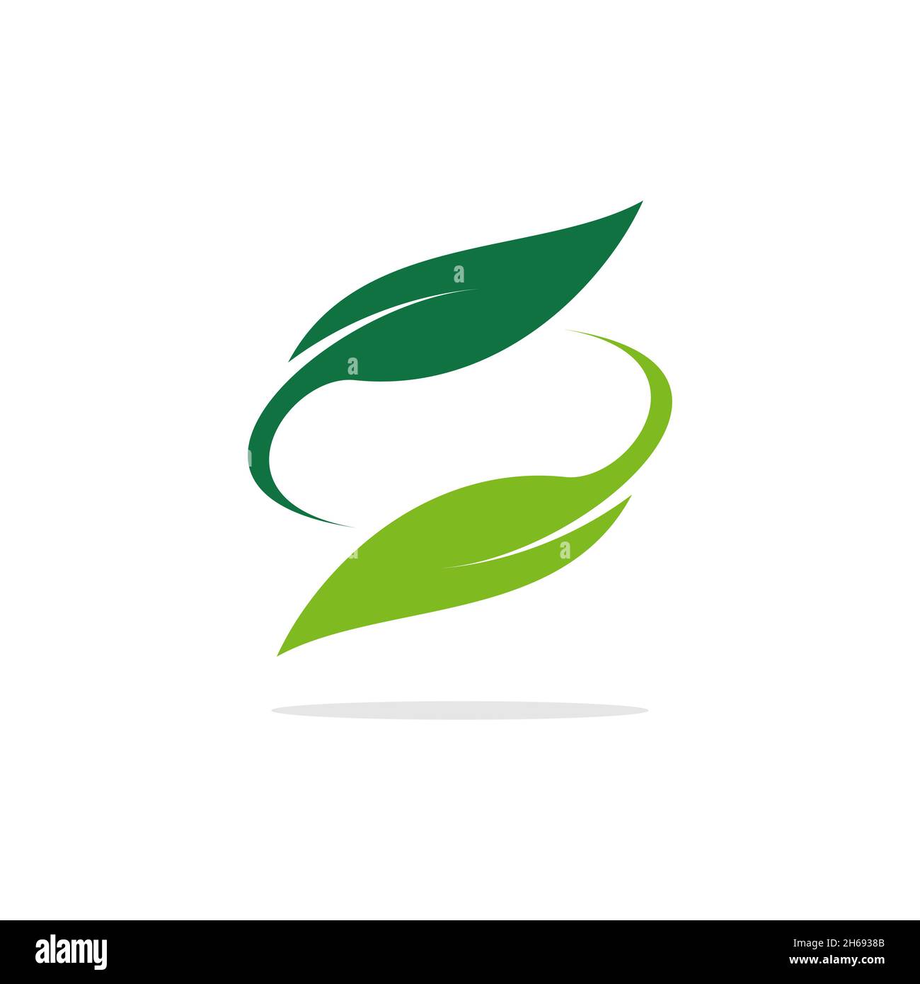 Leaf vector stock illustration logo design template Stock Vector Image ...