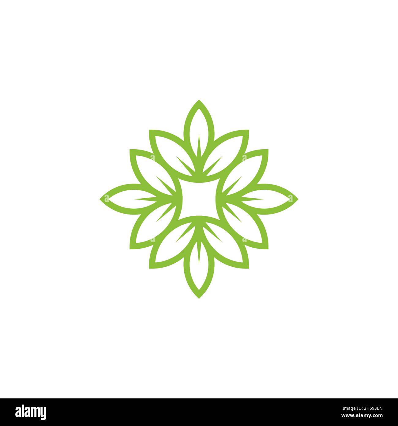 Leaf vector stock illustration logo design template Stock Vector Image ...