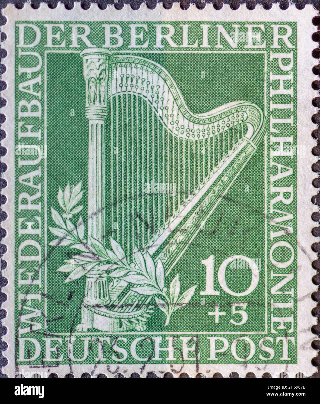 GERMANY Berlin CIRCA 1950 a postage stamp from Germany Berlin
