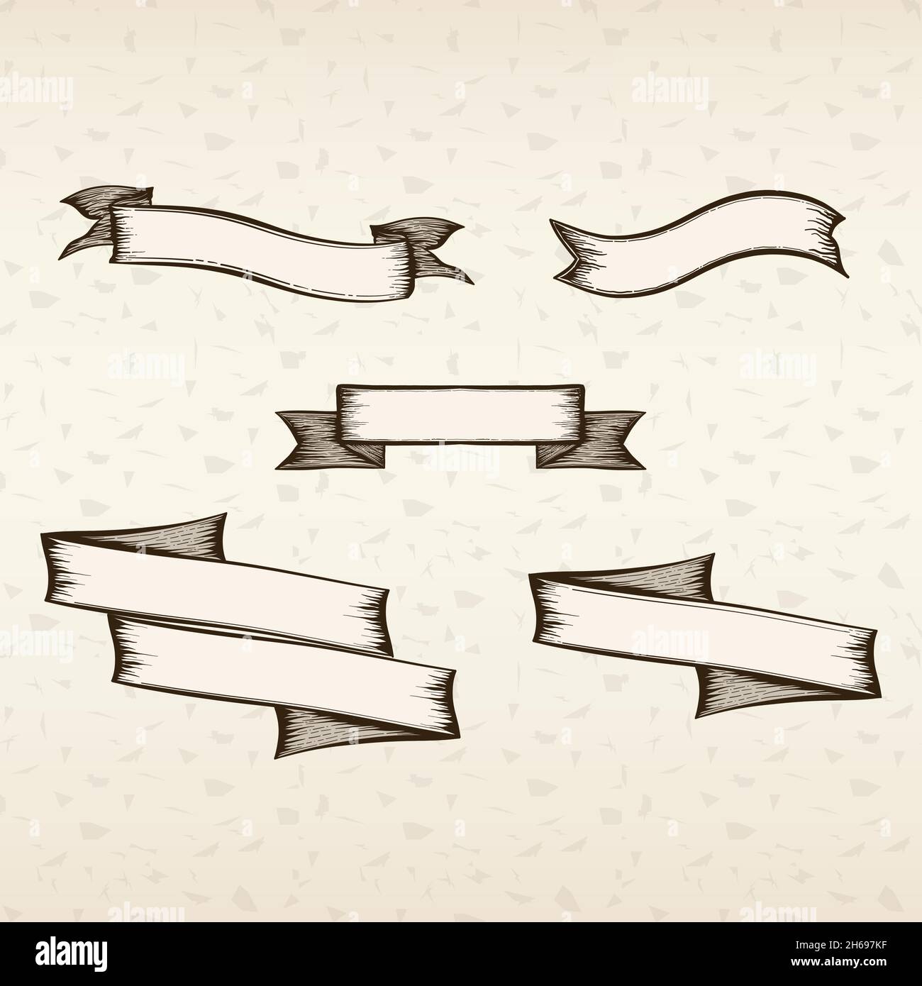 Clasic Vintage Ribbon Collection Set Stock Vector Image & Art - Alamy