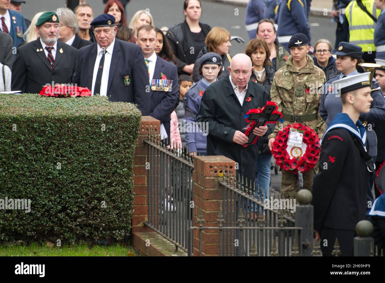 North Finchley Remembrance Sunday memorial parade Stock Photo Alamy