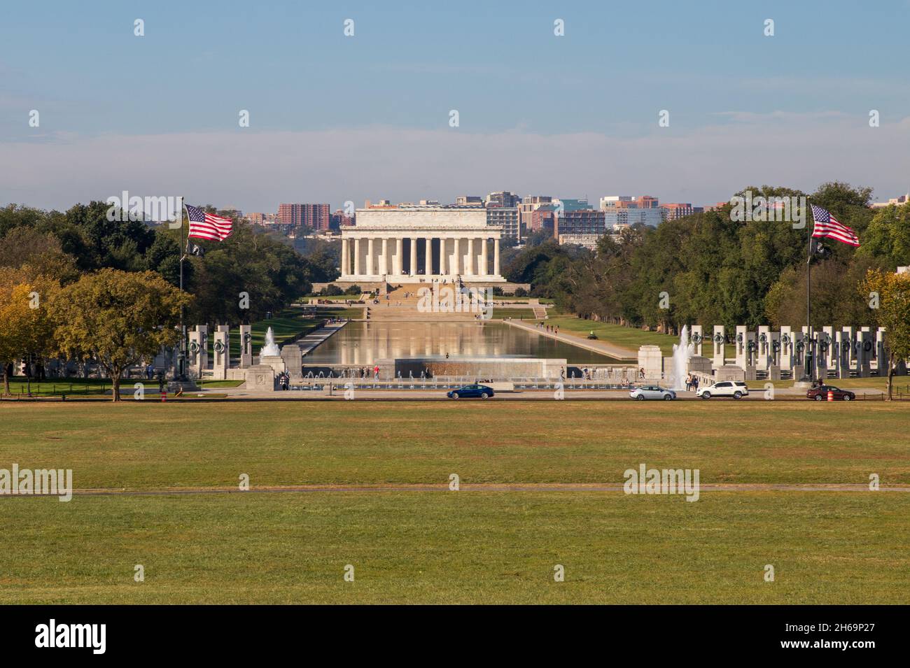 Lincoln Memorial in Washington DC Stock Photo
