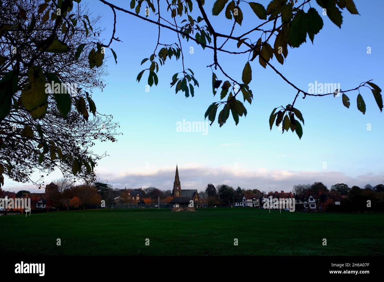 Thornton Hough, Wirral Stock Photo Alamy