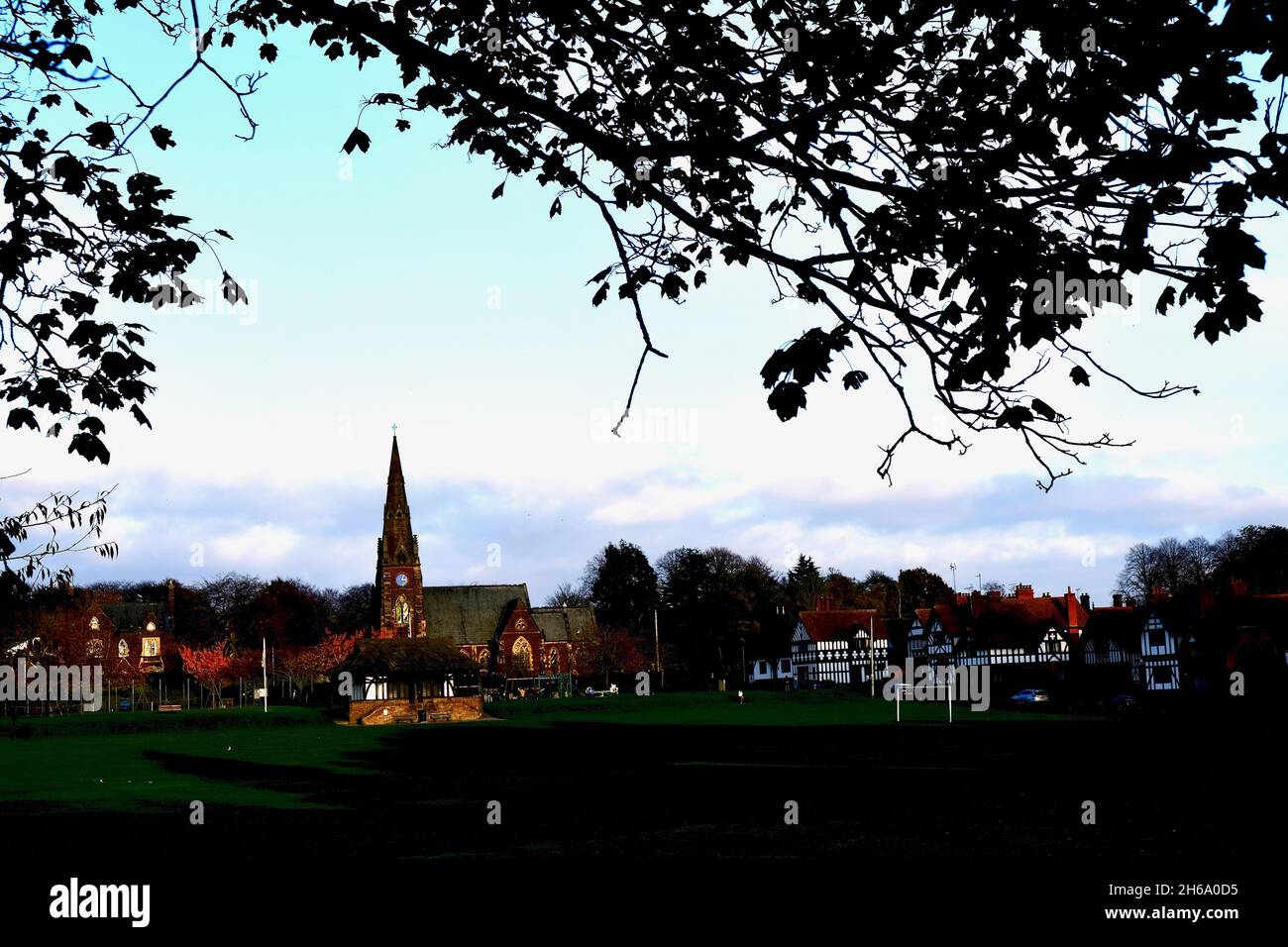 Thornton Hough, Wirral Stock Photo Alamy