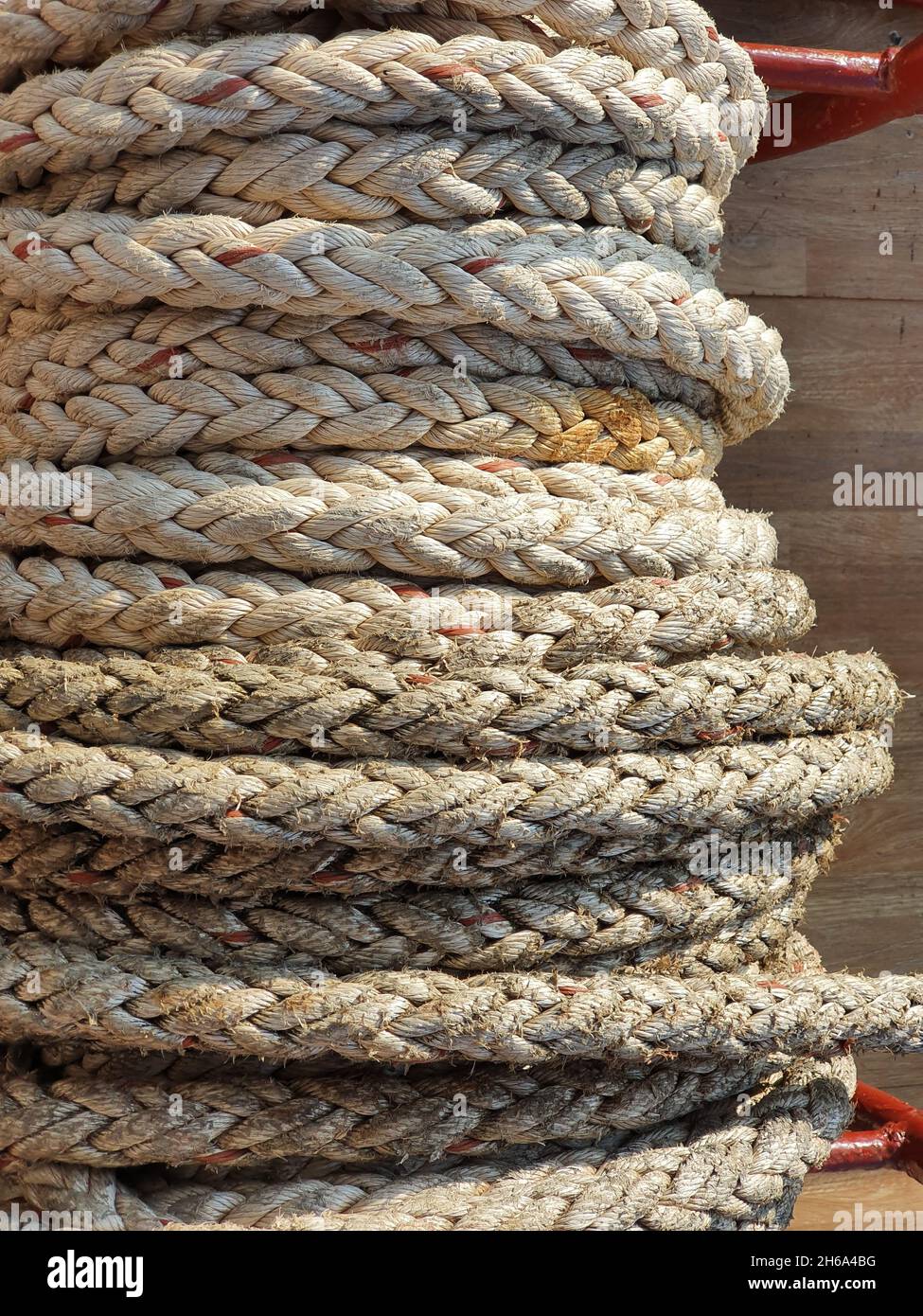 A rough ship rope texture Stock Photo - Alamy