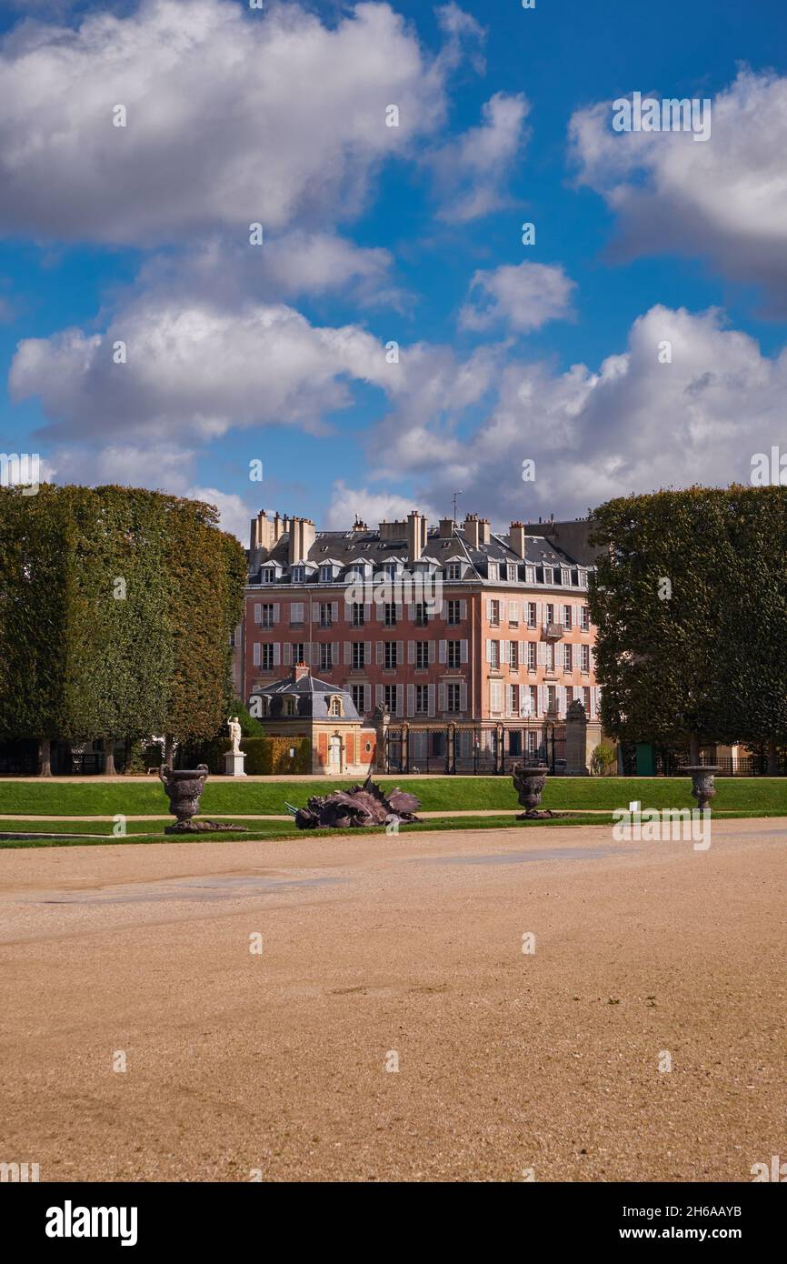 Gardens of the Versailles Palace (Chateau de Versailles) near Paris