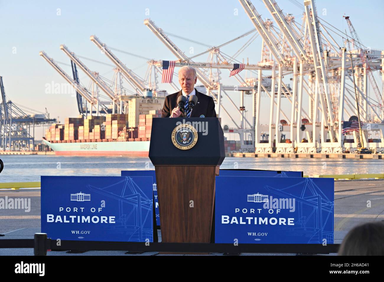 president visit baltimore