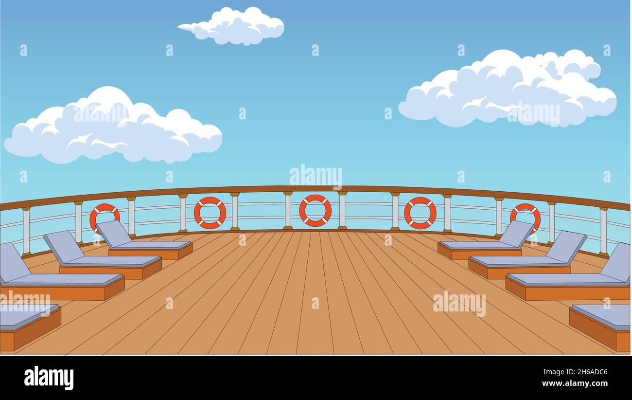 Ship Deck vector Stock Vector Image & Art Alamy