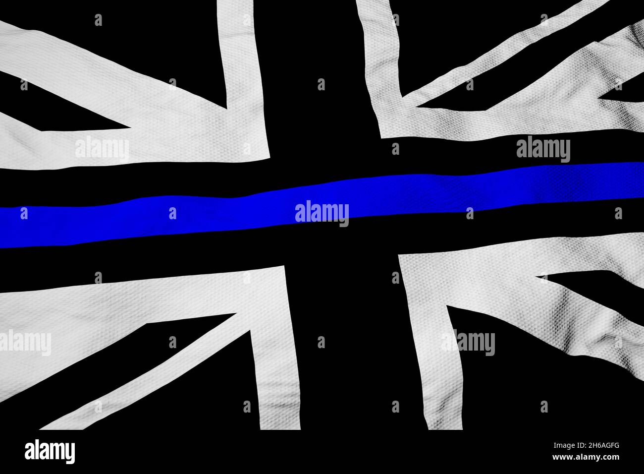Thin blue line flag hires stock photography and images Alamy