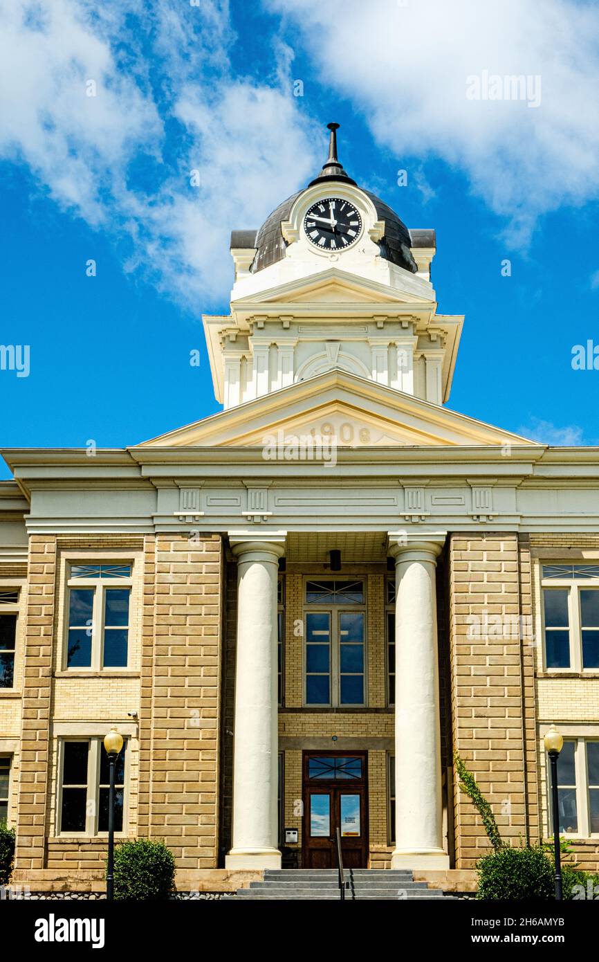 Franklin County Courthouse, Courthouse Square, Carnesville, Stock Photo Alamy
