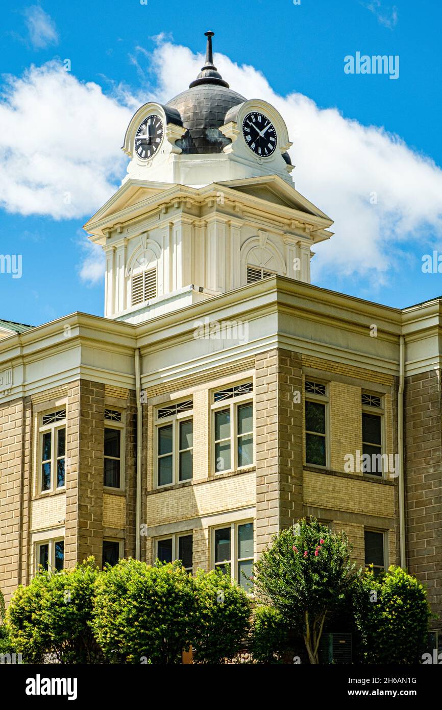 Franklin County Courthouse, Courthouse Square, Carnesville, Stock Photo Alamy