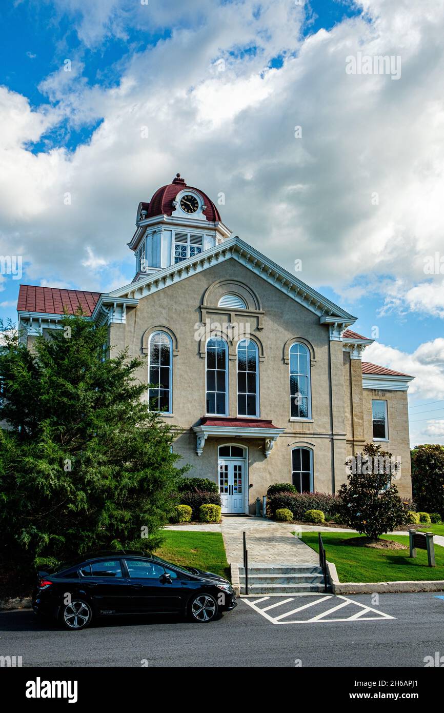 Historic Jackson County Courthouse, Washington Street, Jefferson, Stock Photo Alamy