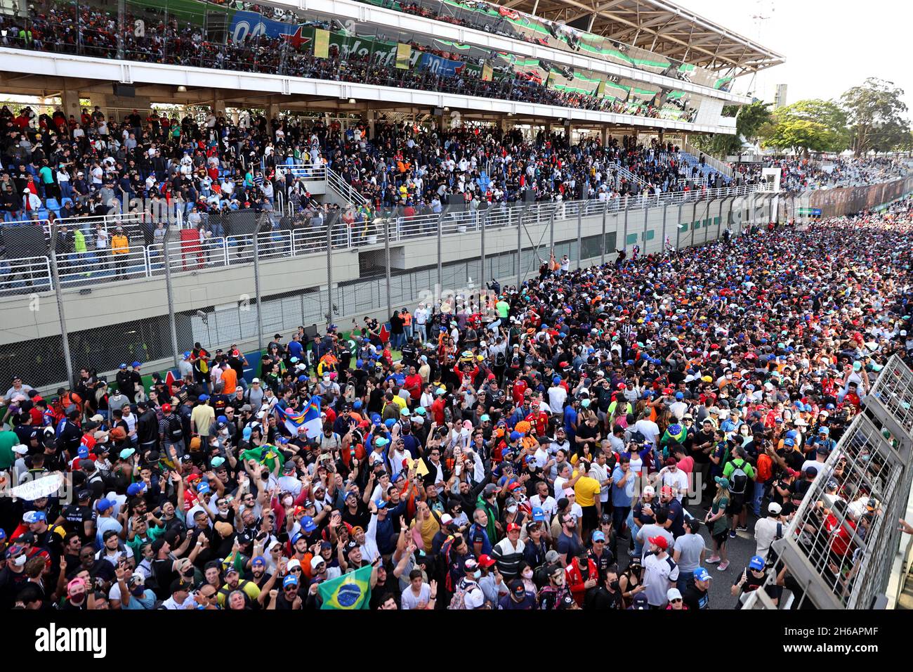 Sao Paulo, Brazil. 11th Nov, 2021. Circuit atmosphere - Premium