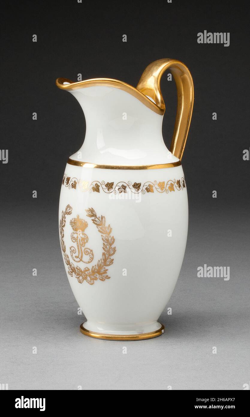 Pitcher, S&#xe8;vres, 1845. Stock Photo