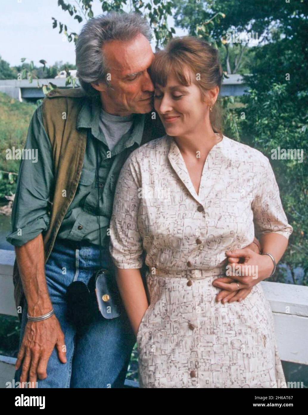 THE BRIDGES OF MADISON COUNTY 1995 Warner Bros. film with Meryl Streep and Clint Eastwood Stock Photo
