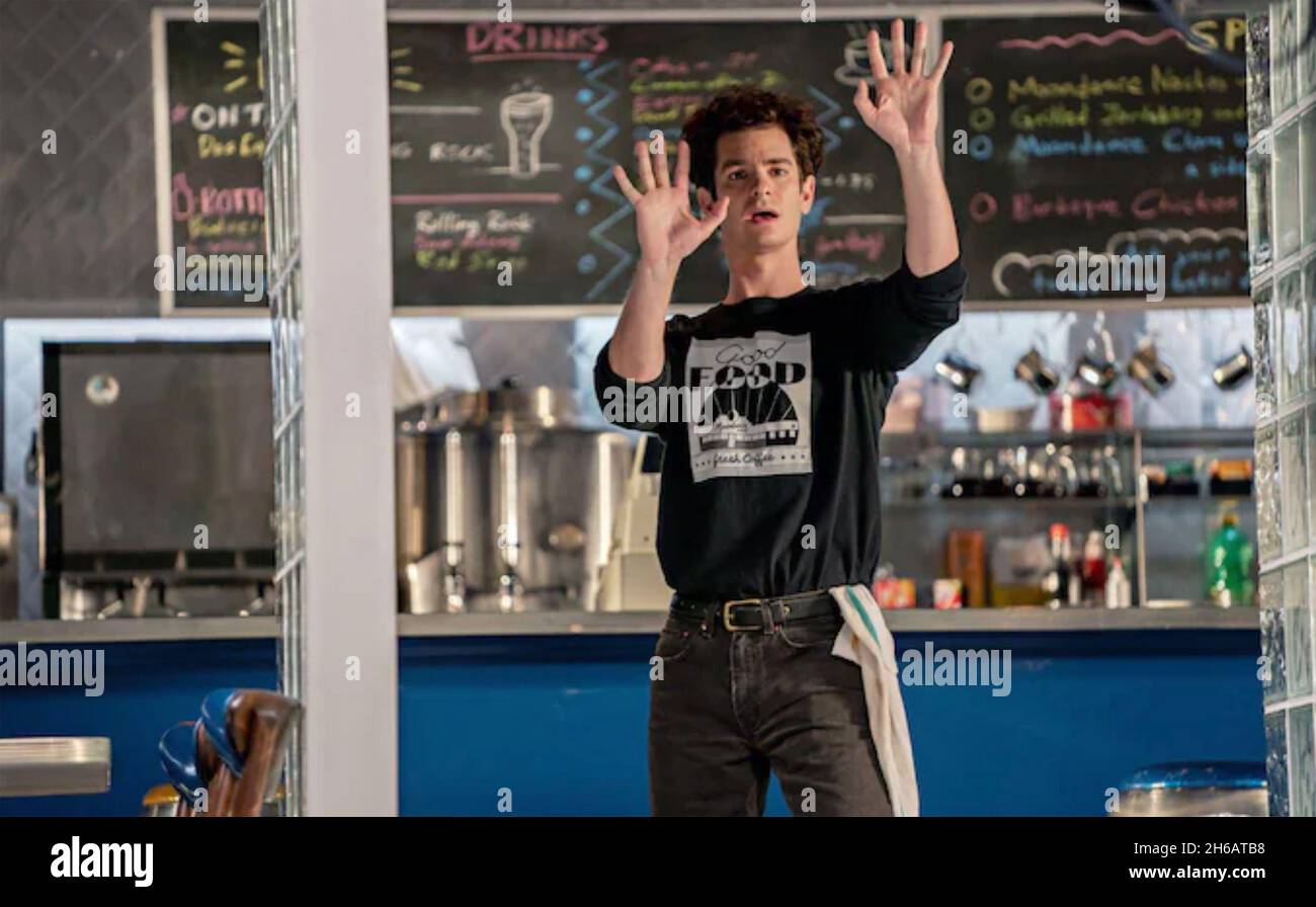 TICK,TICK...BOOM   ! 2021 Netflix film with Andrew Garfield Stock Photo