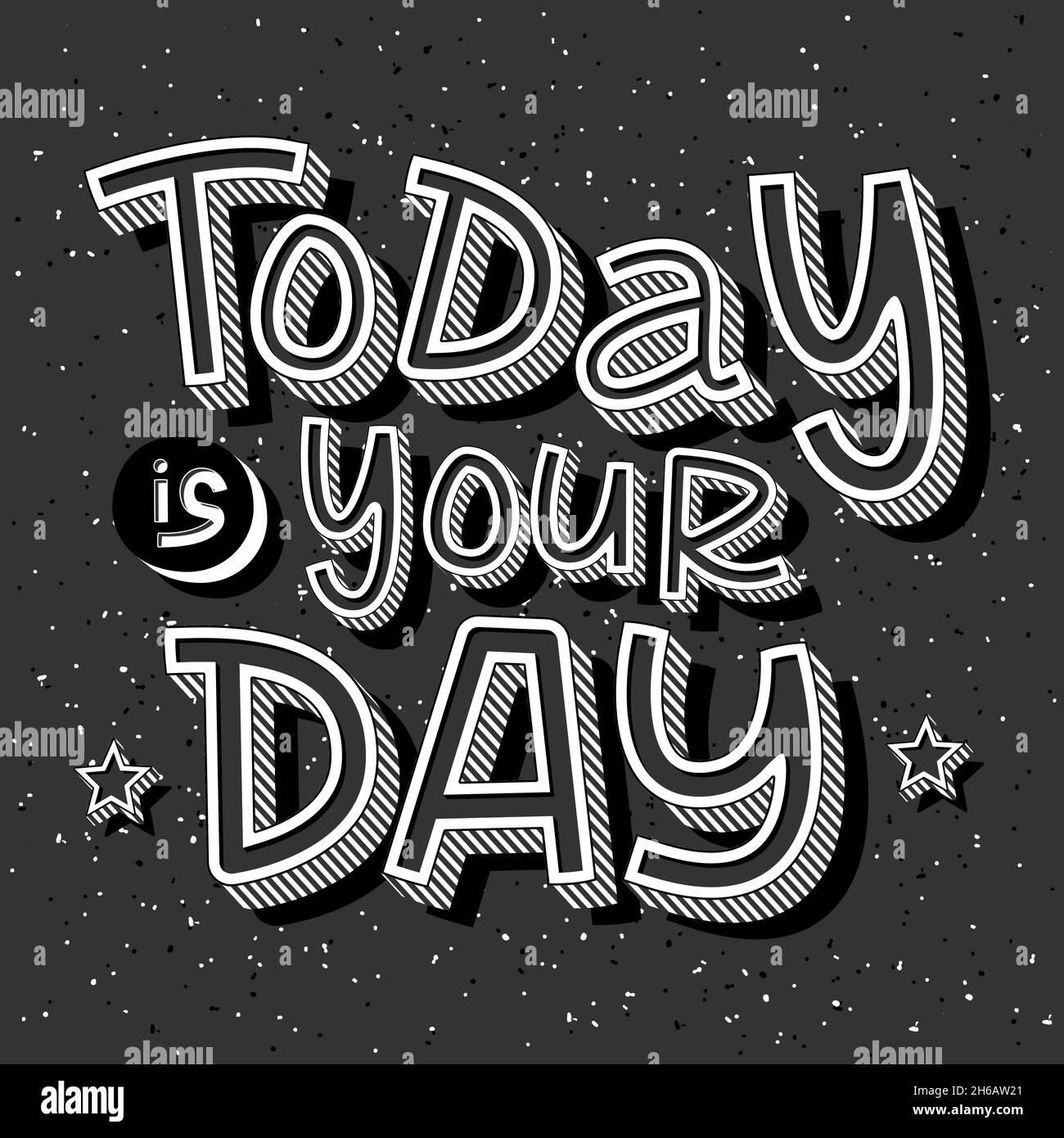 Motivational Black and White Vintage Poster Stock Vector Image & Art