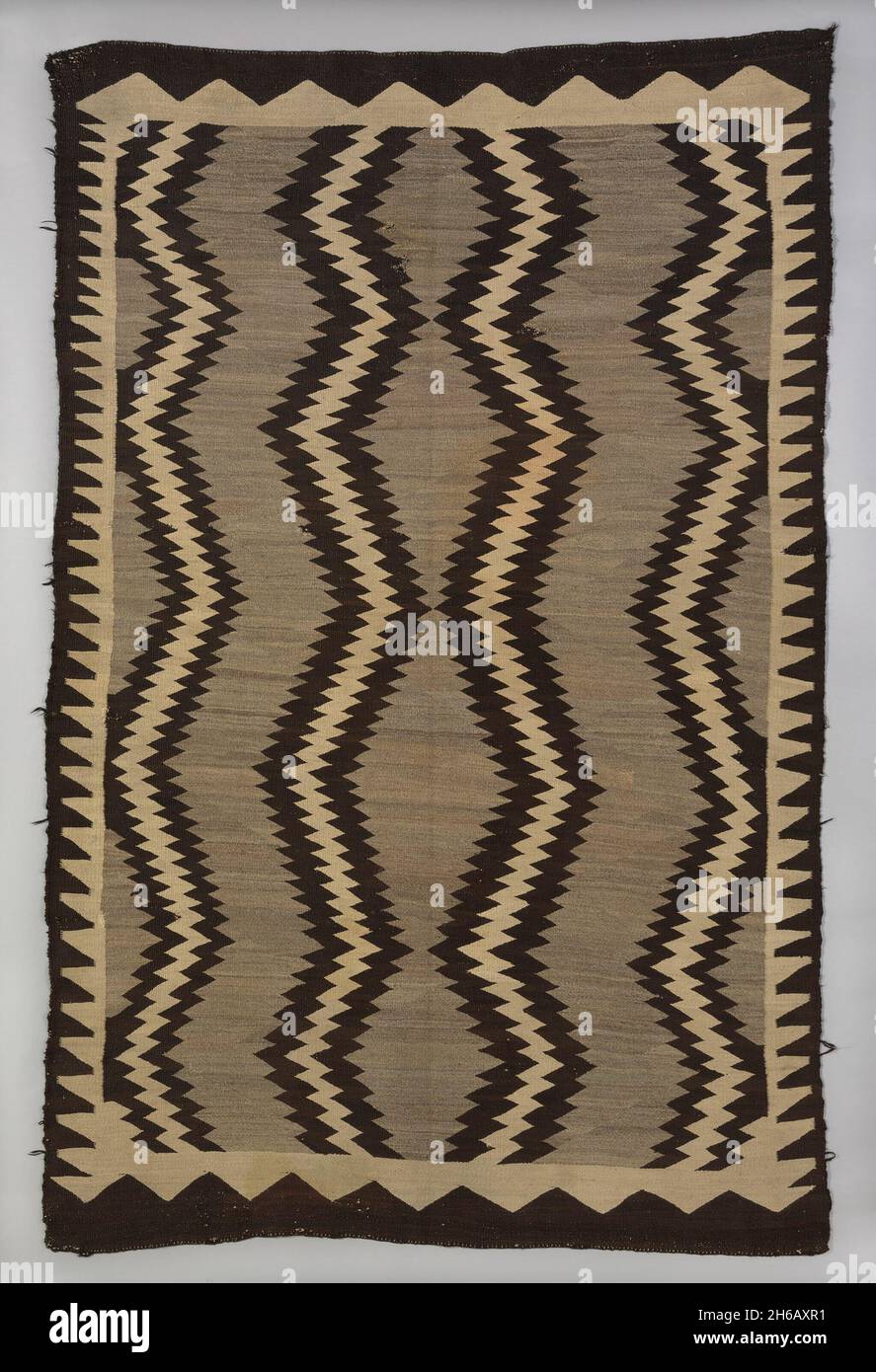 Blanket or Rug, United States, Late 19th century. Stock Photo