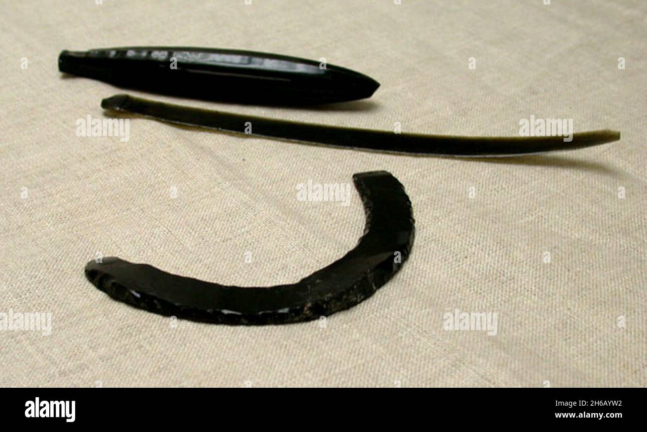 Obsidian tools hi-res stock photography and images - Alamy