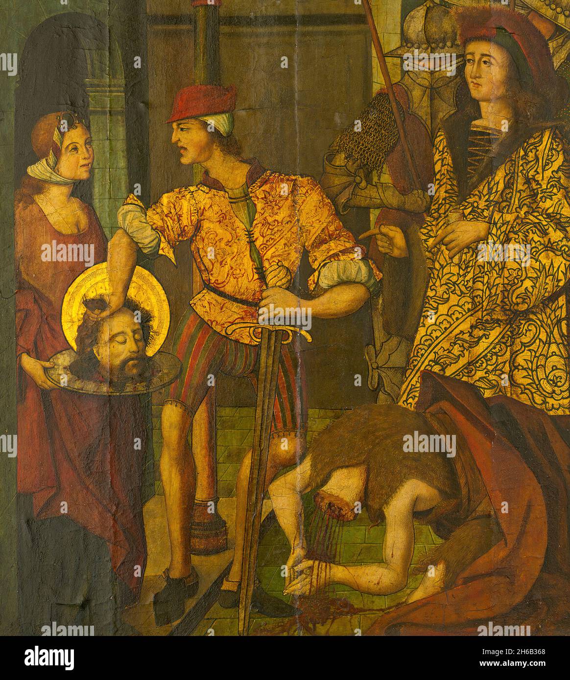 The Beheading of Saint John the Baptist, 1490/1500. Detail from a ...