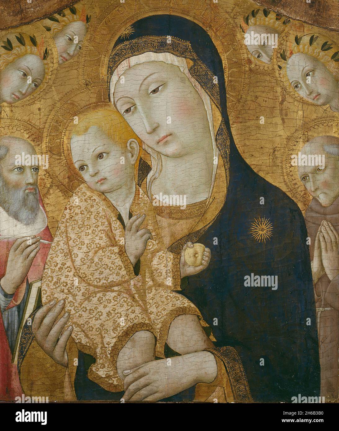Virgin and Child with Saints Jerome, Bernardino of Siena, and Angels ...