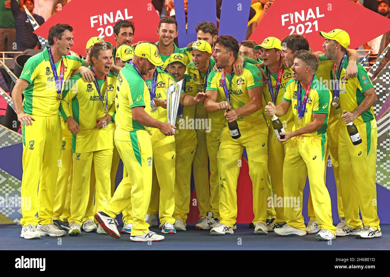 Dubai, UAE, 14, Nov 2021: ICC T20 Finals: New Zealand Vs Australia ...