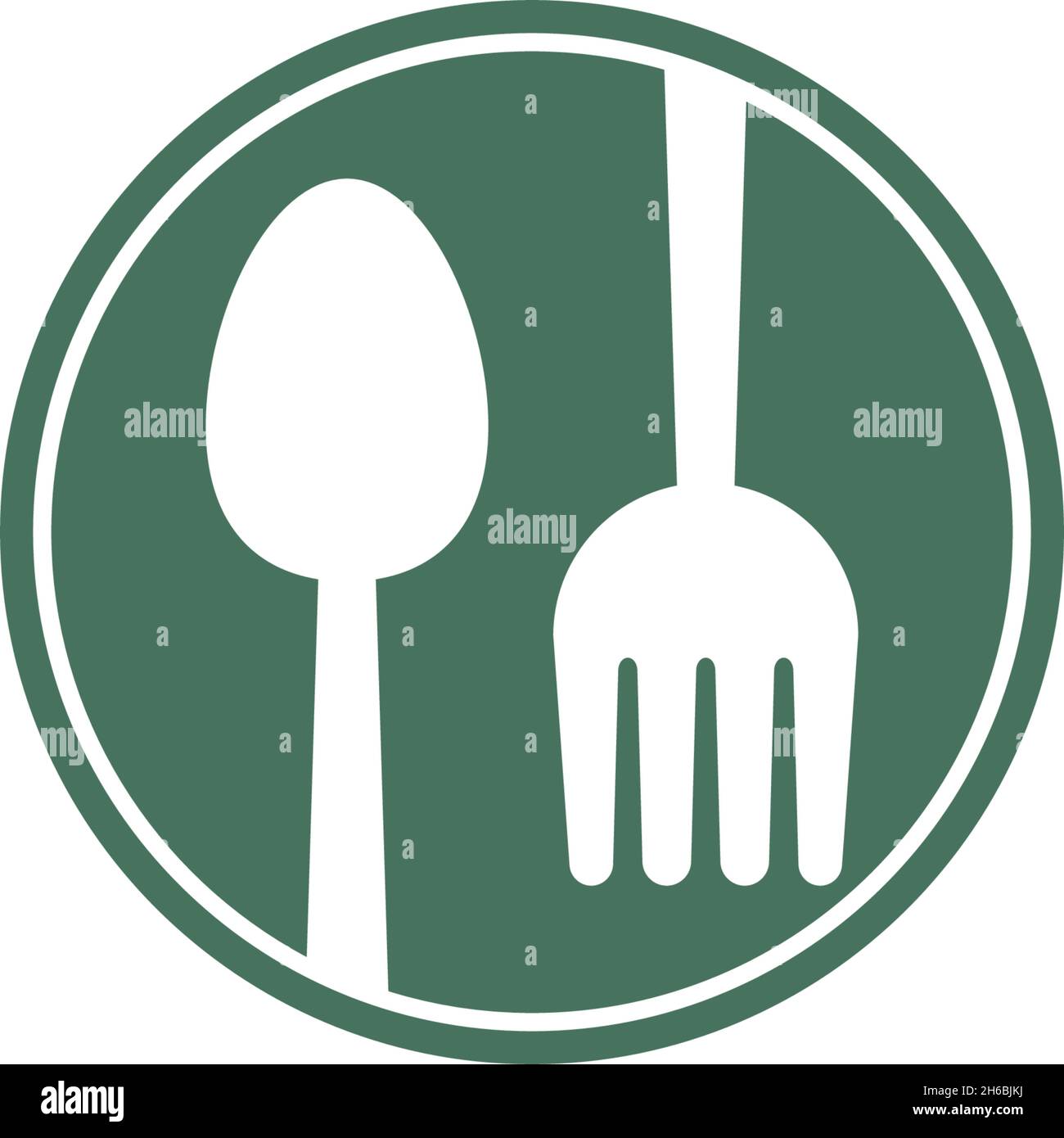Food safe icon flat design template vector Stock Vector Image & Art - Alamy