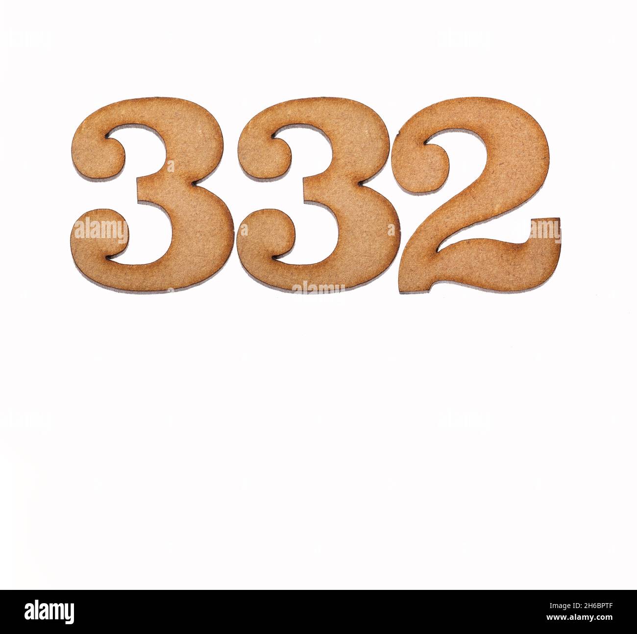 Number 332 Cut Out Stock Images & Pictures Alamy