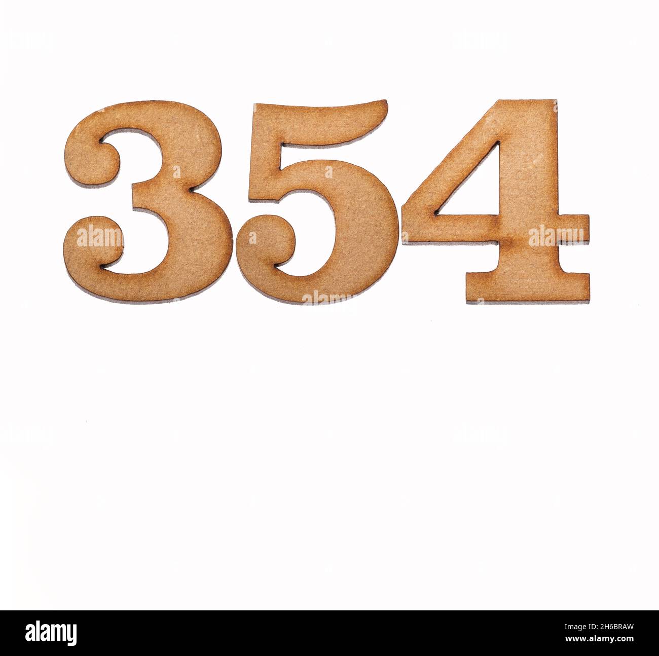 Number 354 Cut Out Stock Images & Pictures - Alamy