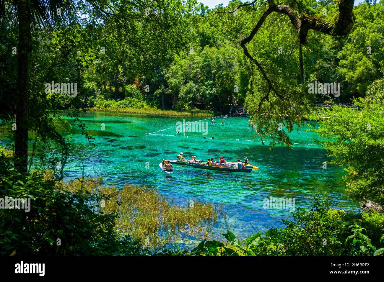 Rainbow Springs State Park Recreation Area Florida Stock Photo