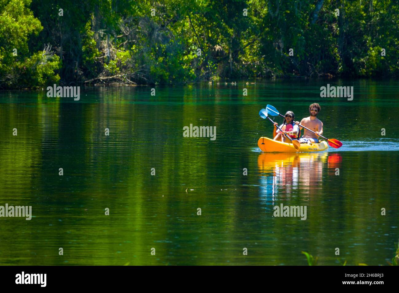 Rainbow Springs State Park Recreation Area Florida Stock Photo