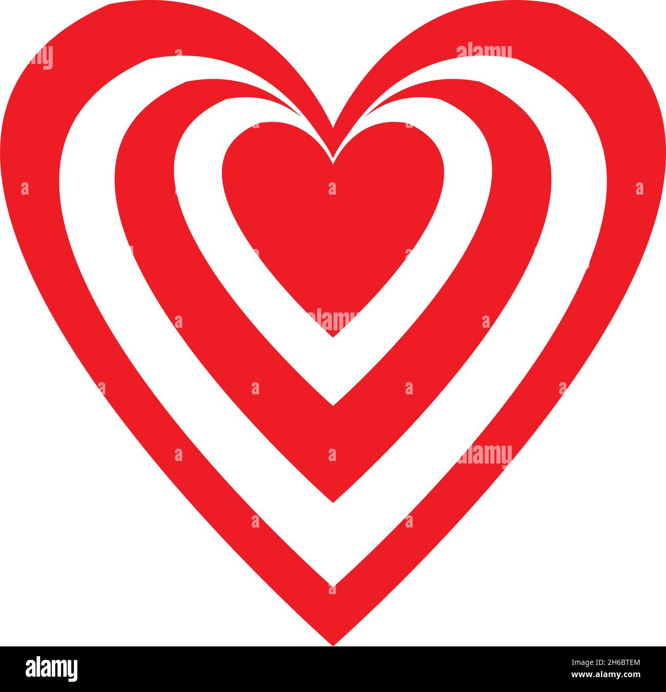 red-heart-symbol-stock-vector-image-art-alamy