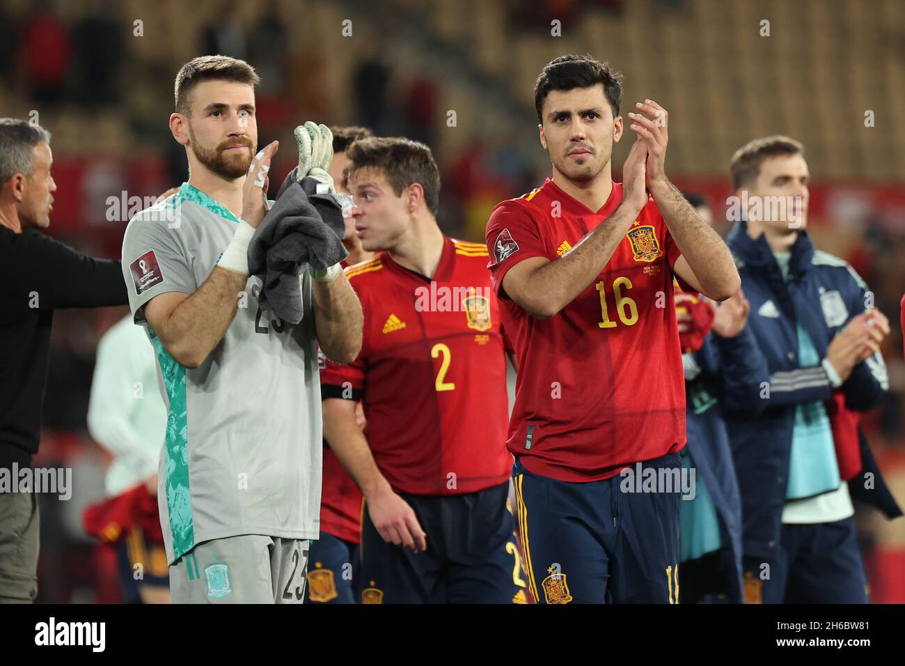 Seville, Seville, Spain. 14th Nov, 2021. Gavi of Spain during the FIFA  World Cup Qatar 2022 qualification football match between Spain and Sweden  at the Cartuja stadium in Seville, Spain on November