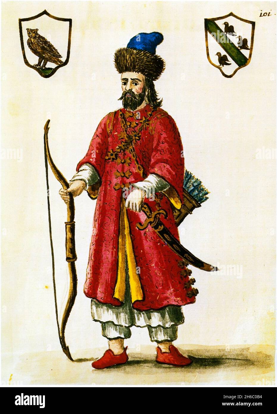 A portrait of the Italian explorer Marco Polo Stock Photo - Alamy