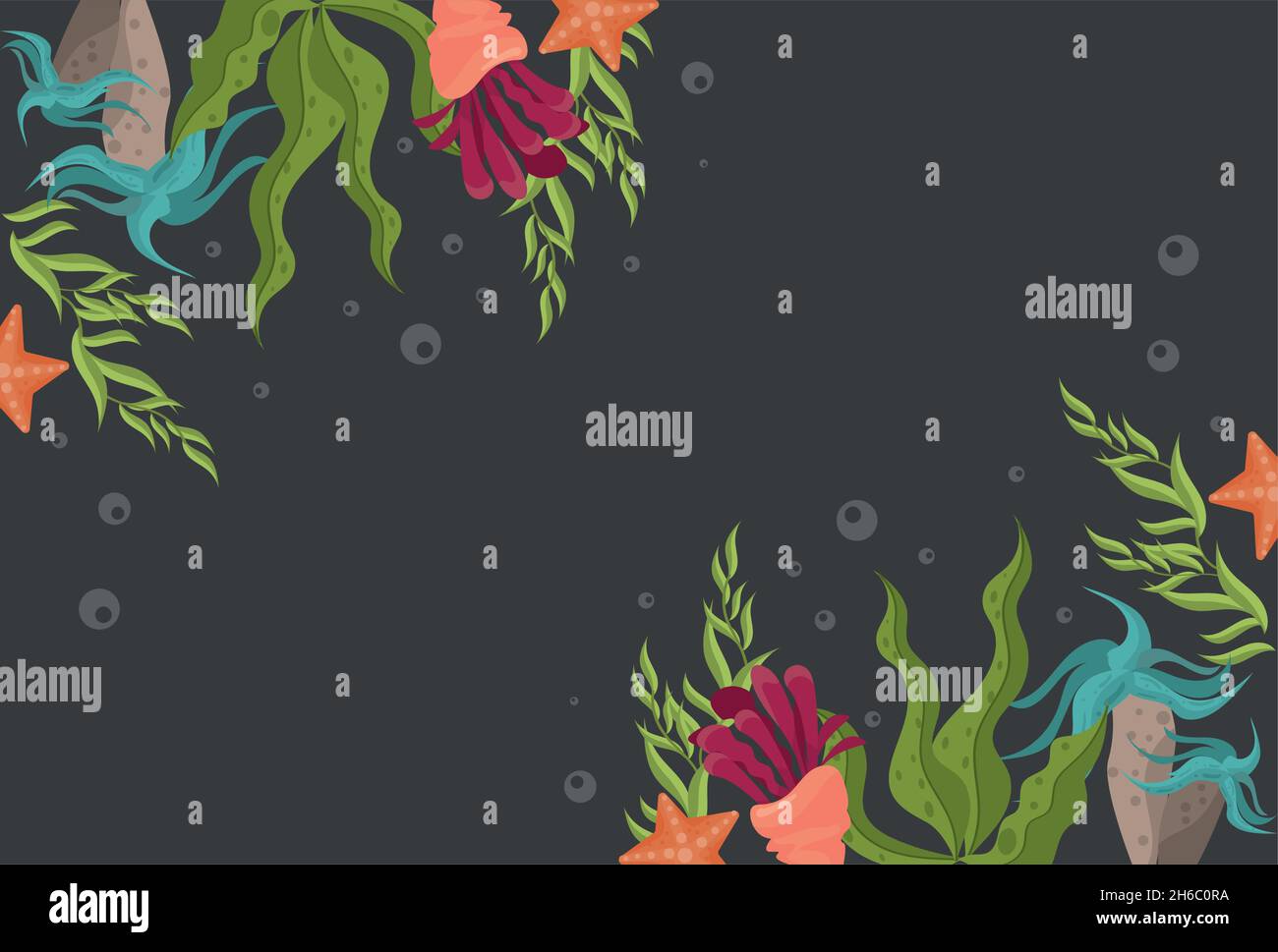 underwater sea scene Stock Vector Image & Art - Alamy