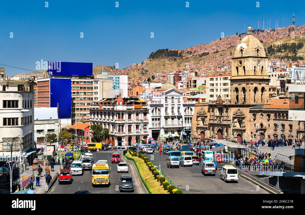Basilica san francisco la paz hi-res stock photography and images - Alamy