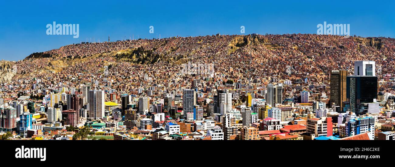 Skyscraper slum la paz bolivia hi-res stock photography and images - Alamy