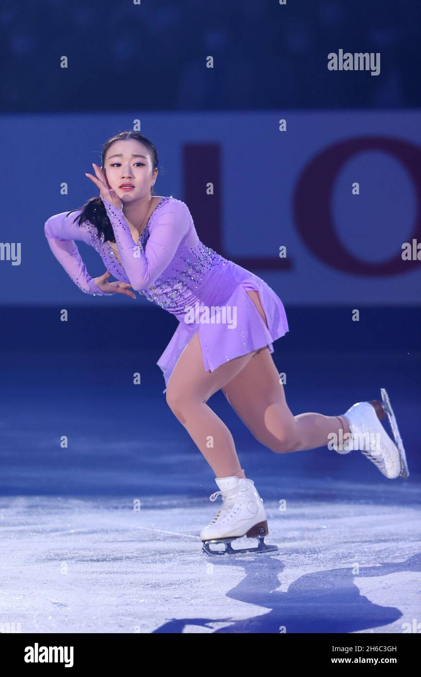 Tokyo, Japan. 14th Nov, 2021. Mana Kawabe (JPN) Figure Skating ISU