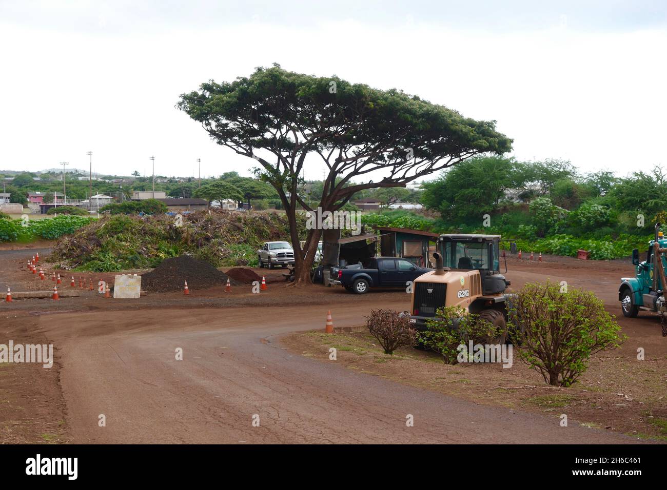 Hanapepe transfer station on Kauai, Hawaii Stock Photo Alamy