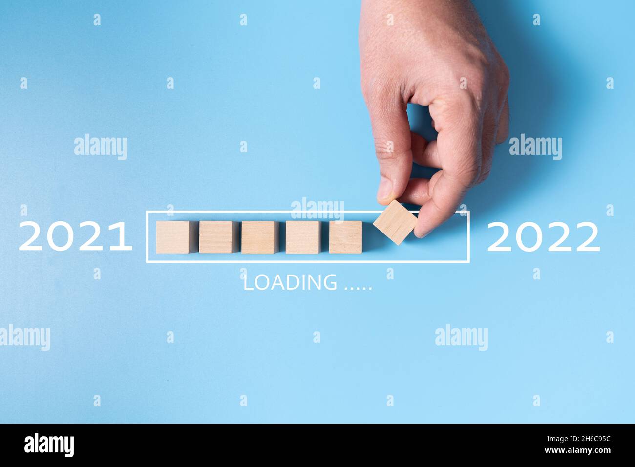 New year 2022 counting down Stock Photo