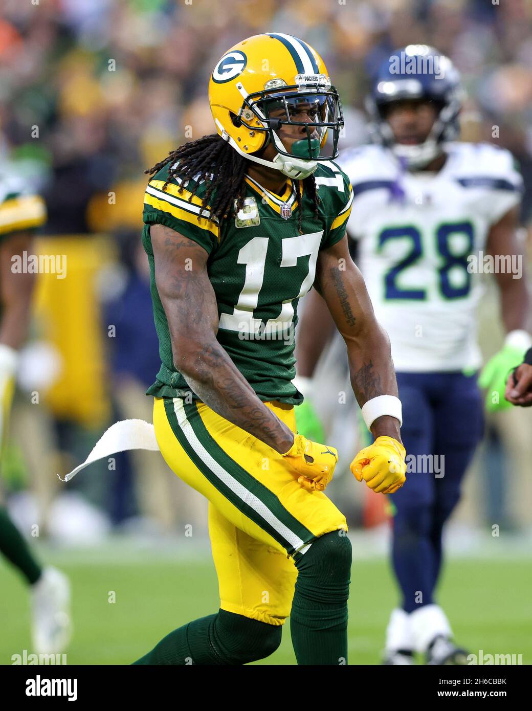 Green Bay, Wisconsin, USA. 14th Nov, 2021. Green Bay Packers wide