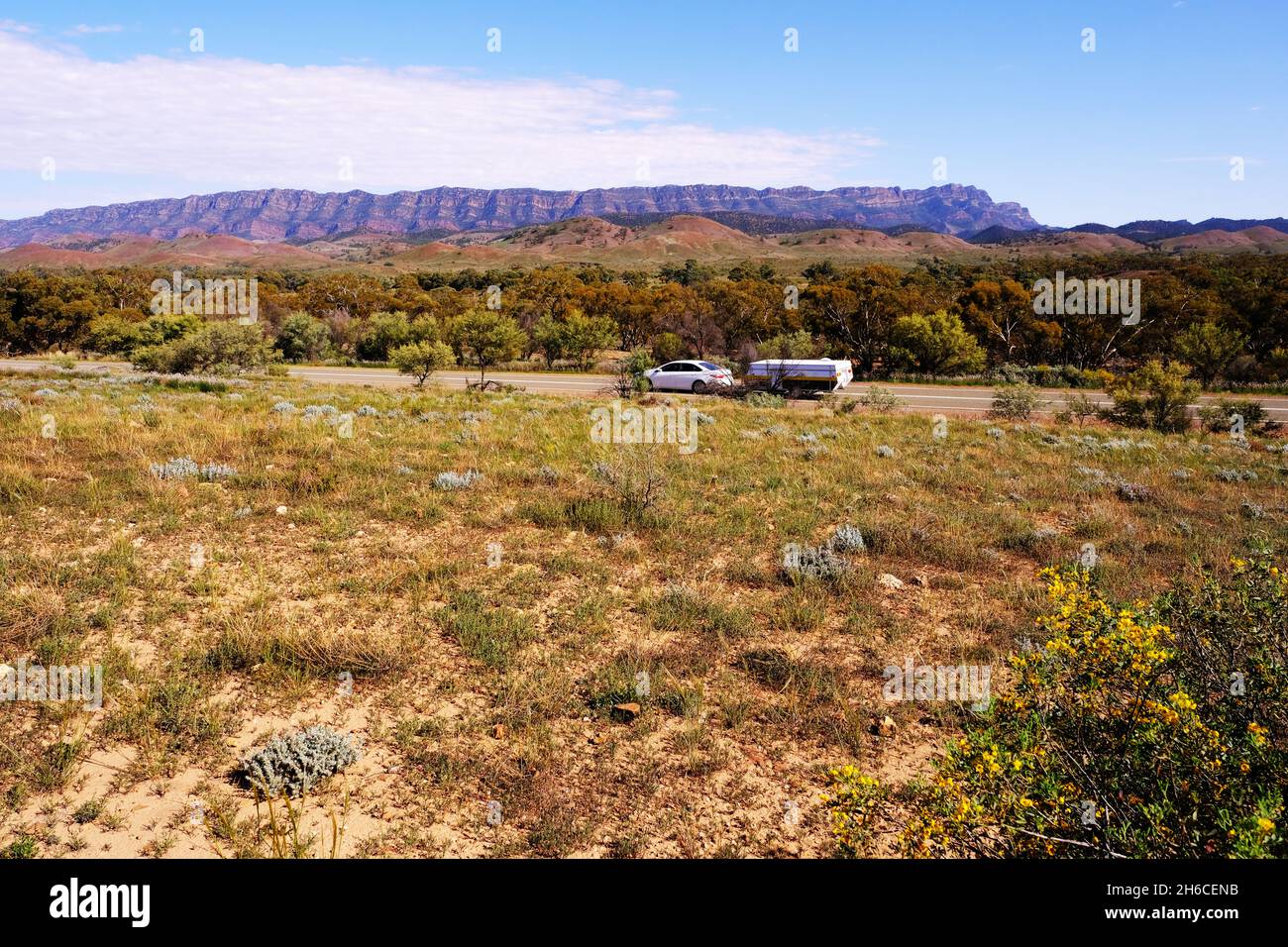 The Flinders Ranges north of Hawker in South Australia Stock Photo Alamy