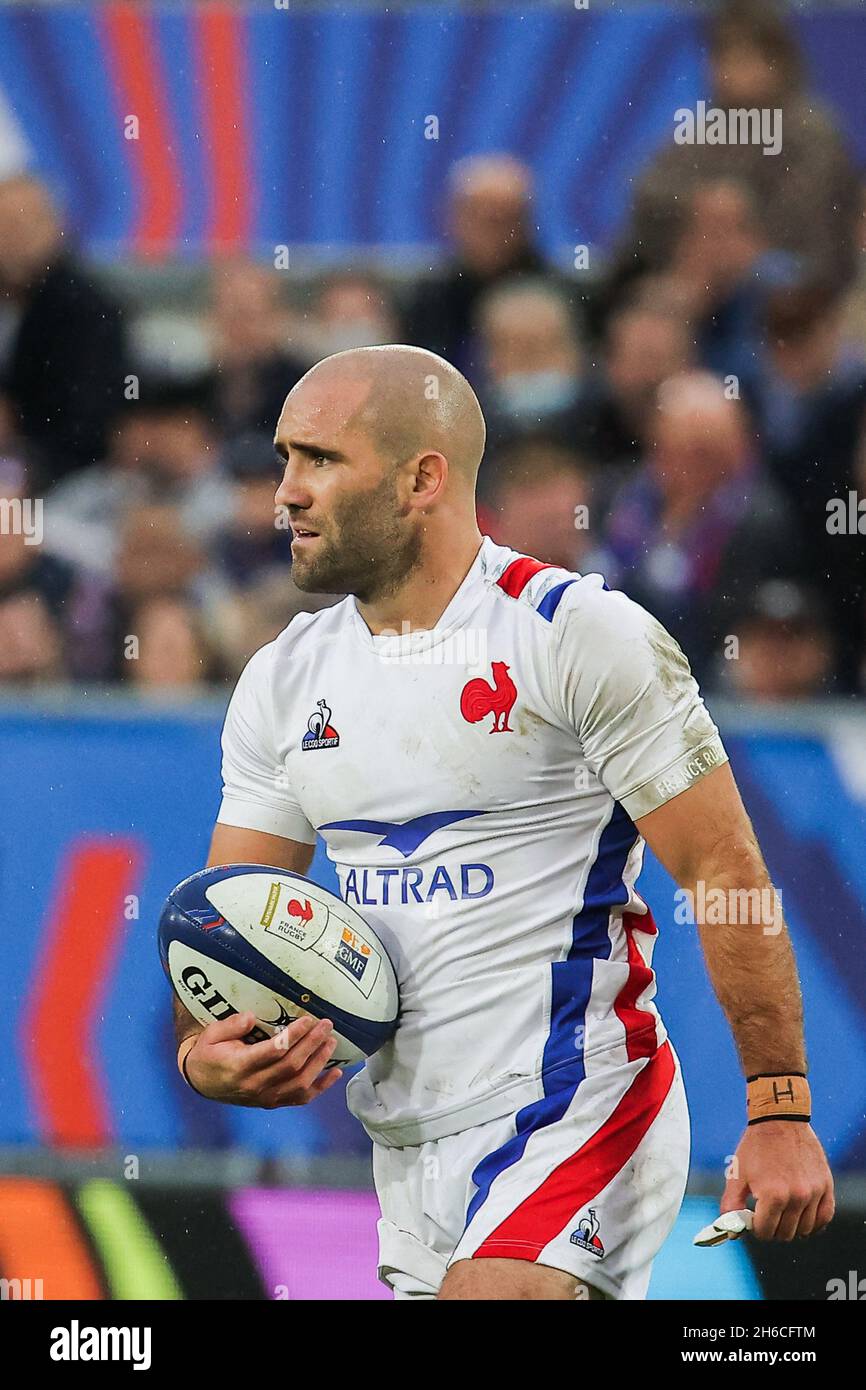 Maxime Lucu during the international rugby union Test match between France  and Georgia at The Matmut