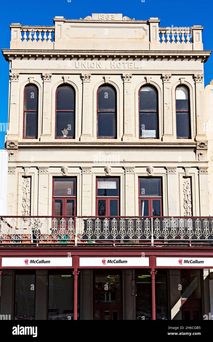 Ballarat Australia / The circa 1863 former Union Hotel in Sturt Street