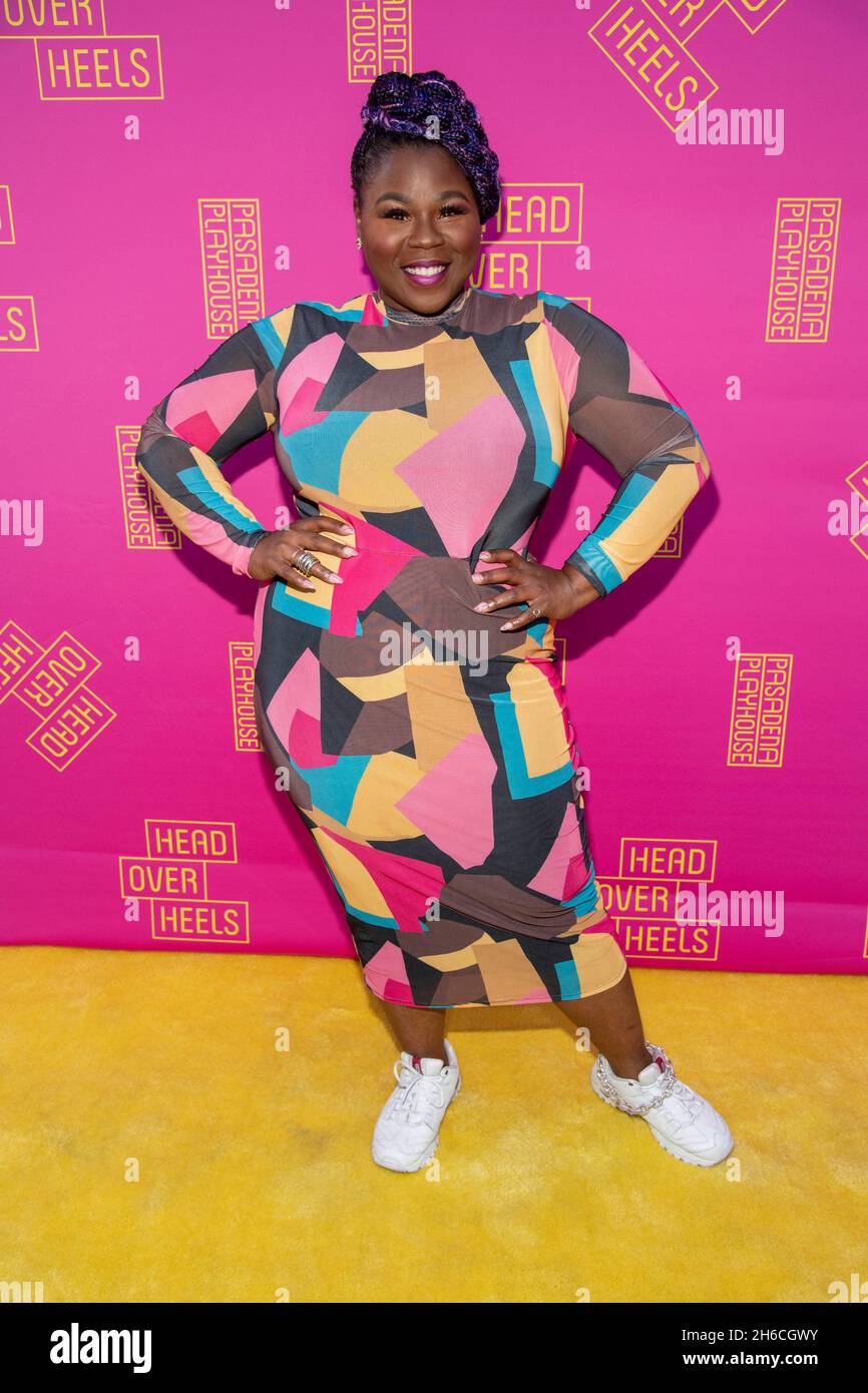 Pasadena, CA, November 14, 2021 Tiffany Mann attends “Head Over Heels